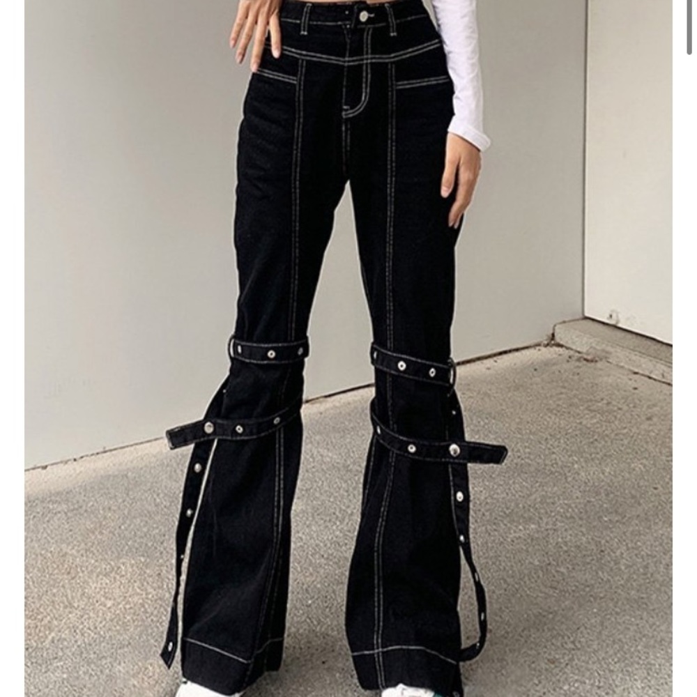 ⛓ Emmiol Grunge/Goth Stitched Pants ⛓